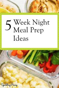 Delicious and healthy week night recipes ideal for meal prepping. Save time and money by cooking ahead of time.