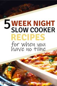 Here are five best slow cooker recipes. Quick and easy to prepare, delicious and nutritious.