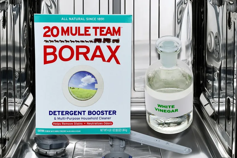 borax and vinegar