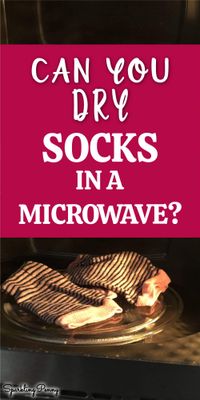 Need to get your socks dry fast? Find out if can you dry socks in a microwave. Is it safe to do this?