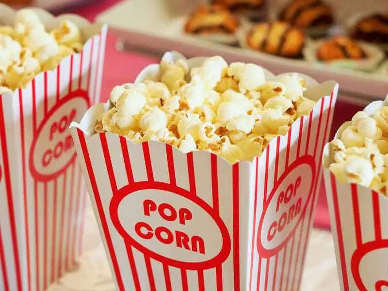 popcorn is a snack that fills you up