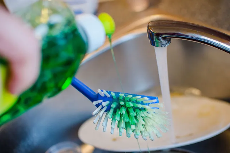 dish soap used for hand washing dishes