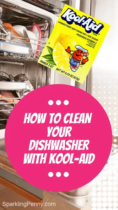 Learn how to clean your dishwasher naturally with lemon Kool-Aid. This effective solution will remove stains, buildup, and bad odors from your dishwasher.