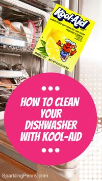 Learn how to clean your dishwasher naturally with lemon Kool-Aid. This effective solution will remove stains, buildup, and bad odors from your dishwasher.