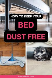 How to clean the dust from under your bed and how to prevent it from getting dusty in future. This post has all the tips, tricks and hacks you need to clean it now and keep it dust free.