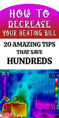 Reduce your heating bill immediately and save a tonne of money with these 20 amazing tips.