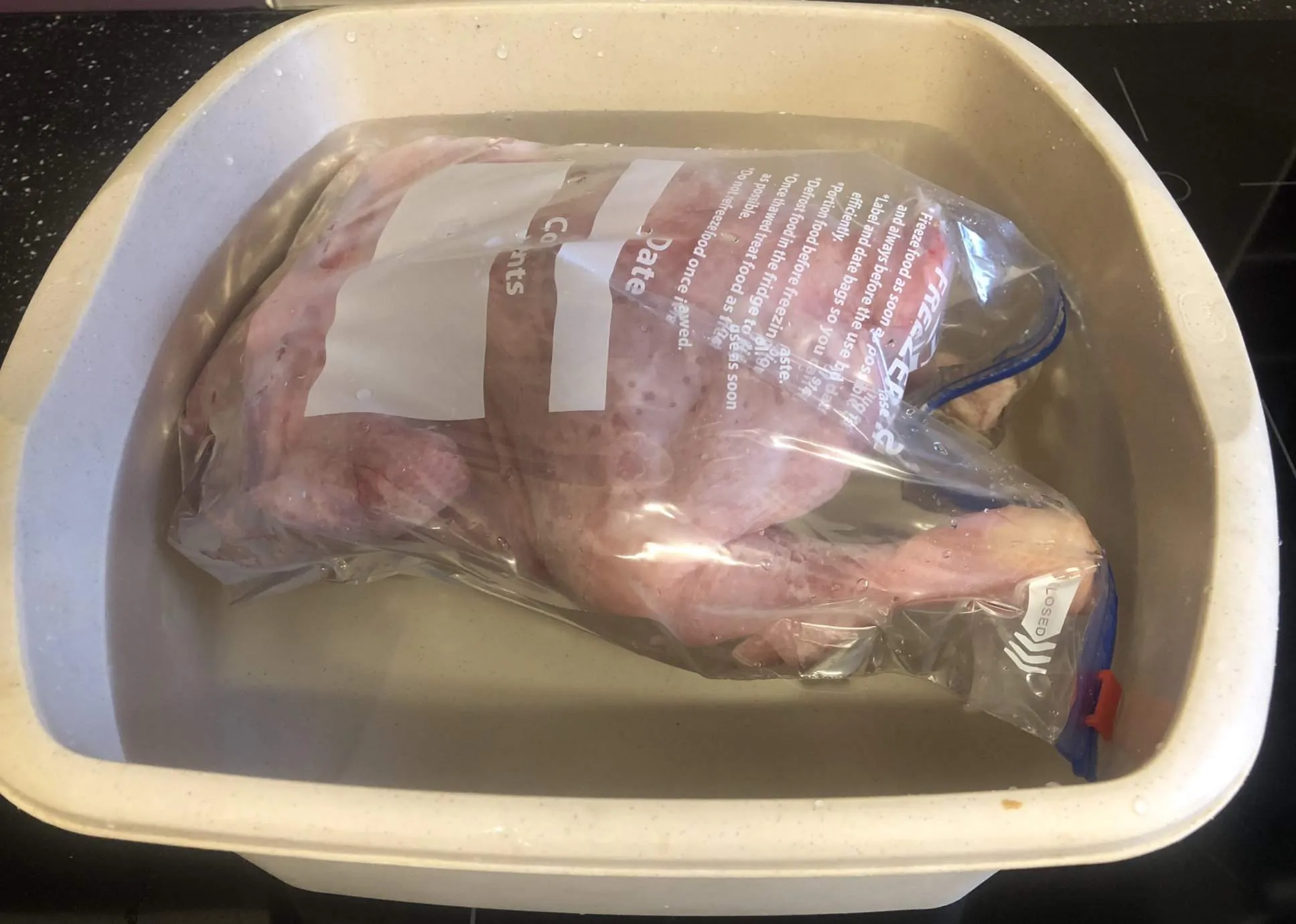 How To Defrost a Whole Chicken Fast!