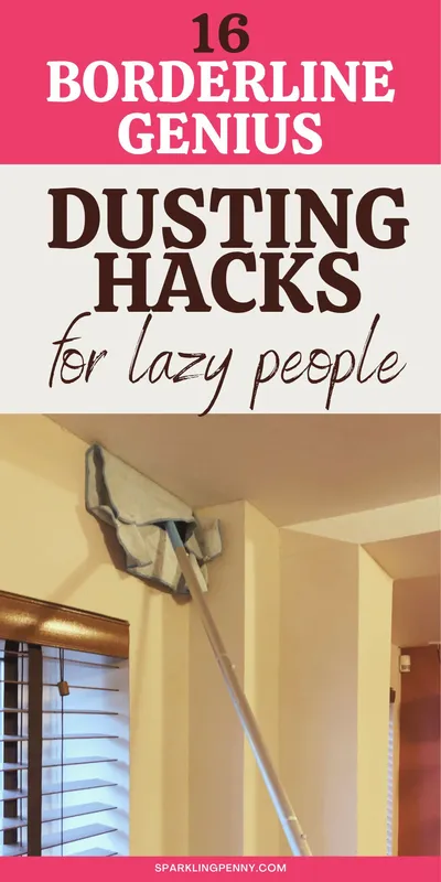 Hate dusting but hate dust even more? I have 16 amazing cleaning tips and tricks to keep dust away so you can breath easier in your home! I also have dust free solutions for those living with pets.