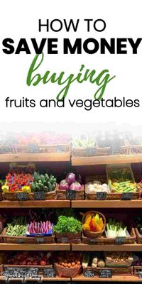How to save money on your fruits and vegetables without needing BOFOG deals.