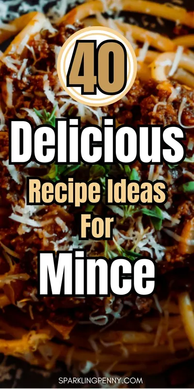 A huge list of 40 recipe ideas for dinner from around the world that all use mince. I have meat options using ground beef mince, lamb, turkey, plus plenty of vegan options.