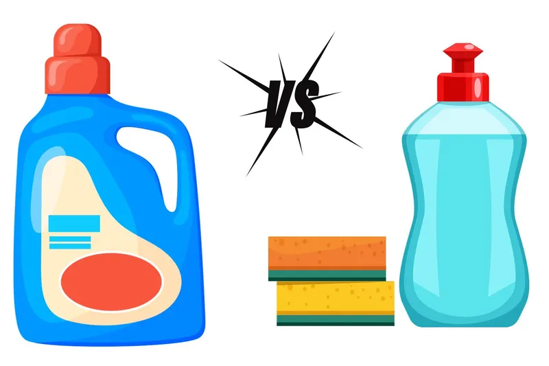 laundry detergent vs dish soap