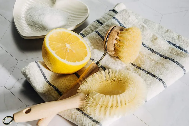 lemon juice for natural cleaning