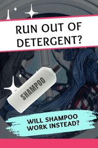 Run out of detergent? Shampoo might just be the laundry hack you need!