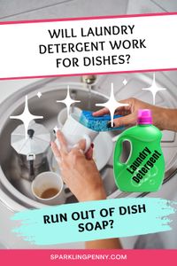 Can you swap dish soap with laundry detergent? Here are the risks you should know about.