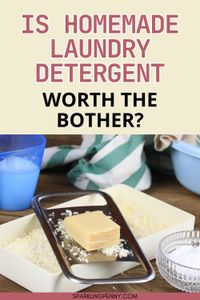 I help you make the decision of whether homemade laundry detergent is for you! Plus I have an easy to make recipe for natural homemade washing powder that is safe and non toxic. The main ingredients are soap, borax and washing soda crystals.