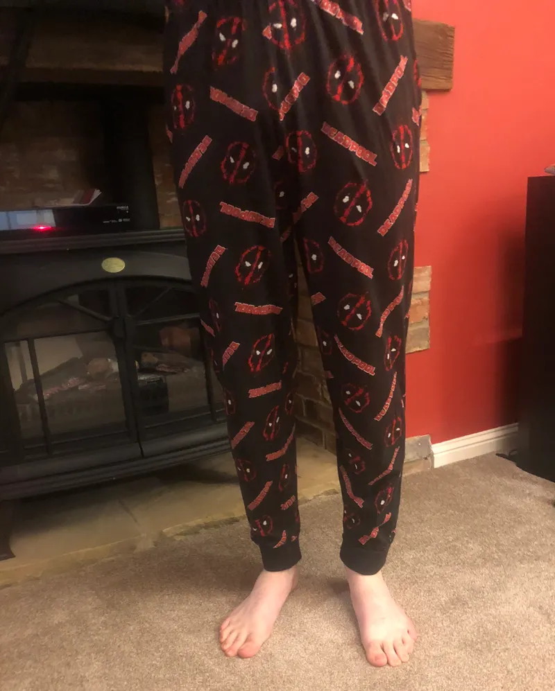 Pyjama bottoms after unshrinking