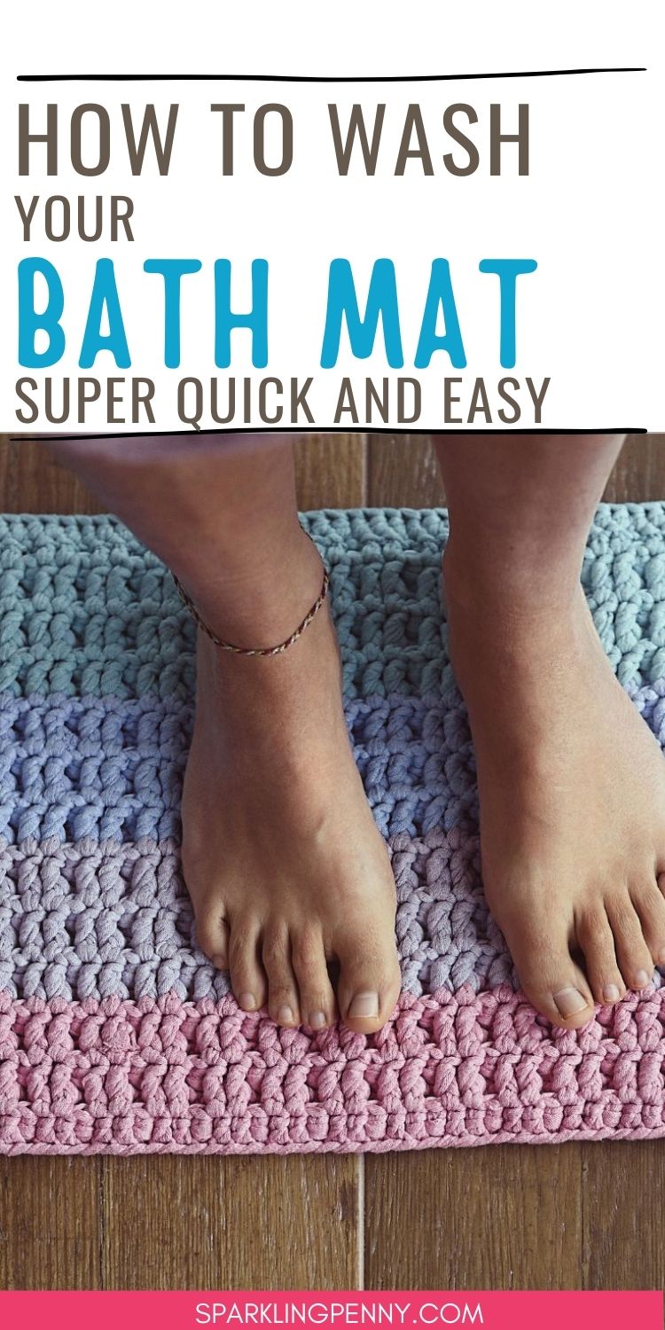 How To Wash Bath Mats: Quick & Easy Guide - Sparkling Penny