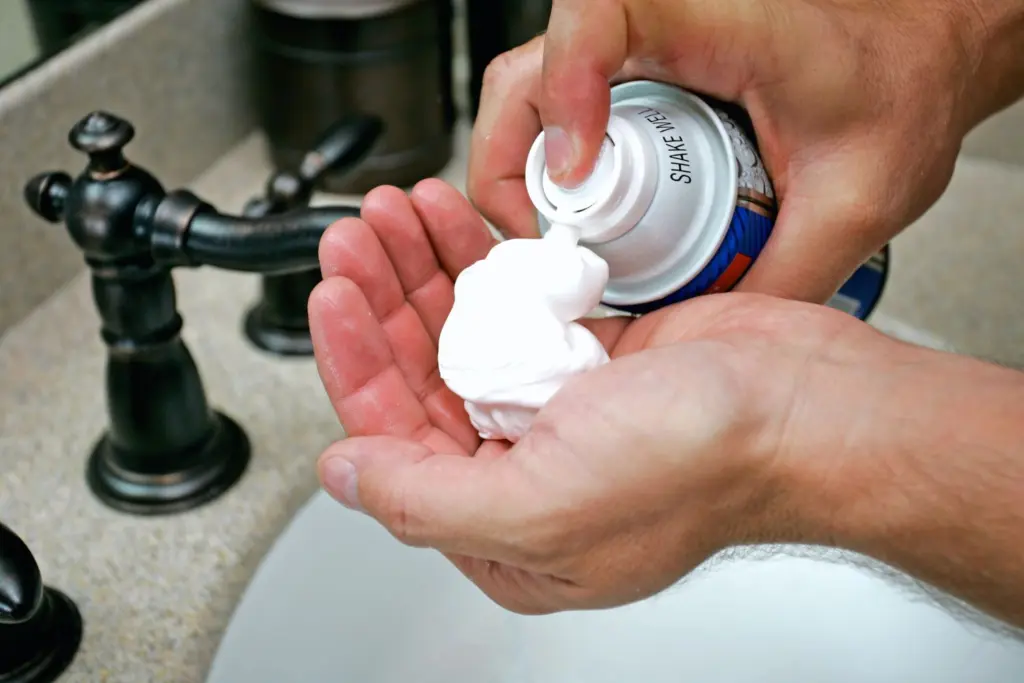 shaving cream
