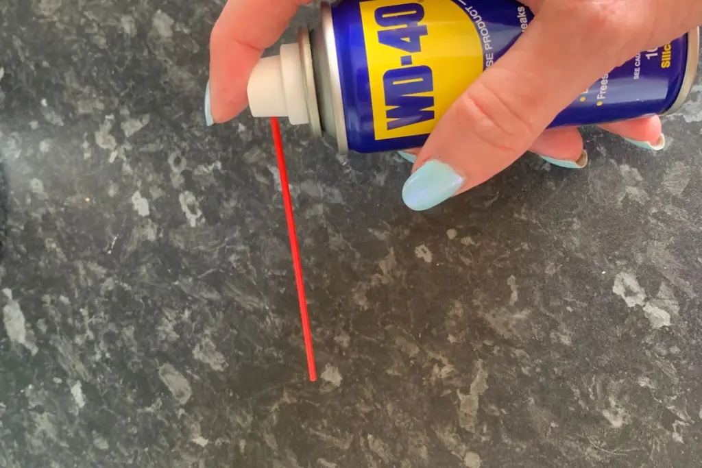 wd-40 on kitchen worktop