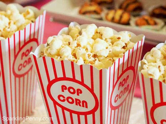 popcorn is a snack that fills you up