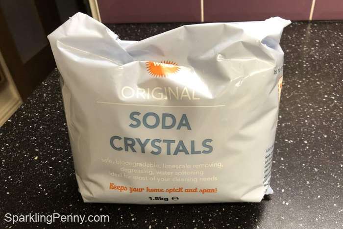 bag of soda crystals