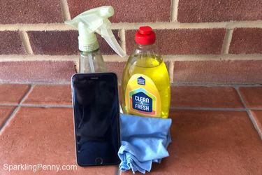 homemade mobile phone screen cleaner recipe