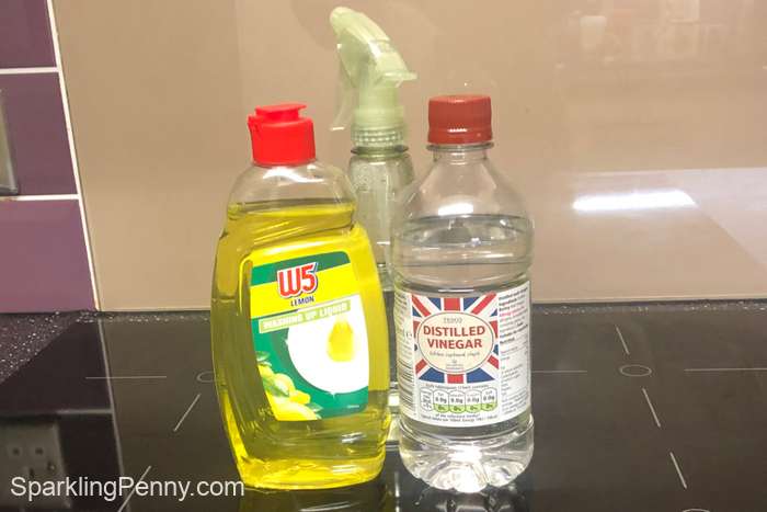 ingredients for shower glass cleaner