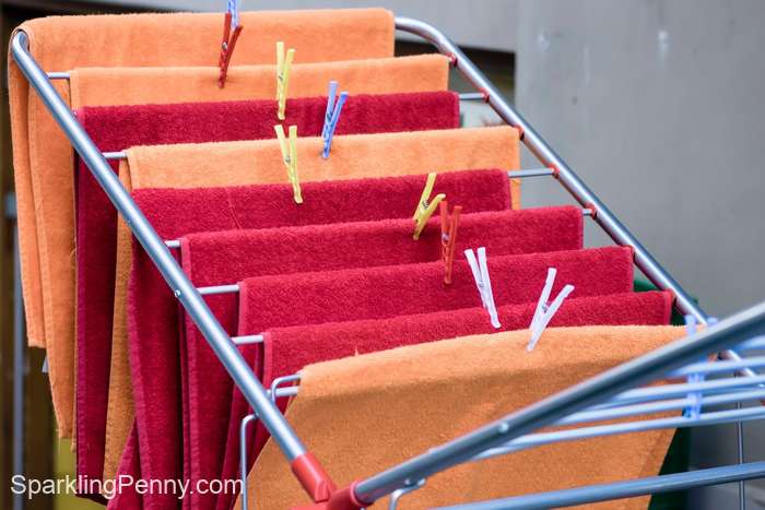 towels drying
