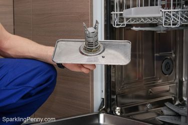 how to clean a dishwasher with mildew
