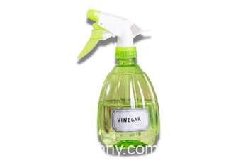 vinegar in a spray bottle