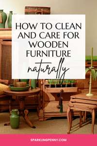 How to Naturally Clean and Care for Your Wooden Furniture