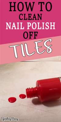 How To Clean Nail Polish Off Tiles