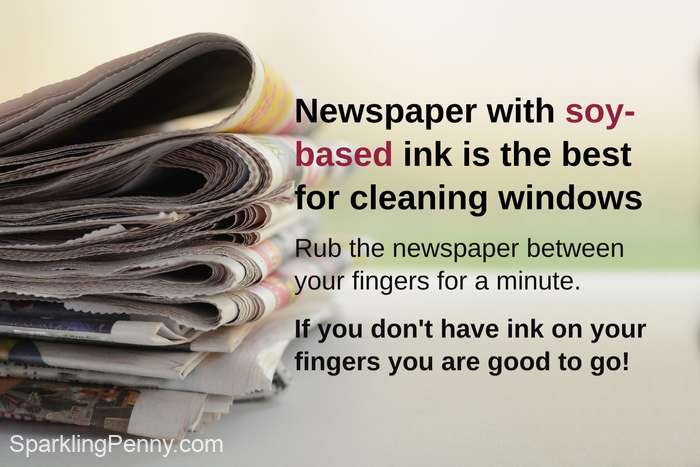 best newspaper for cleaning windows