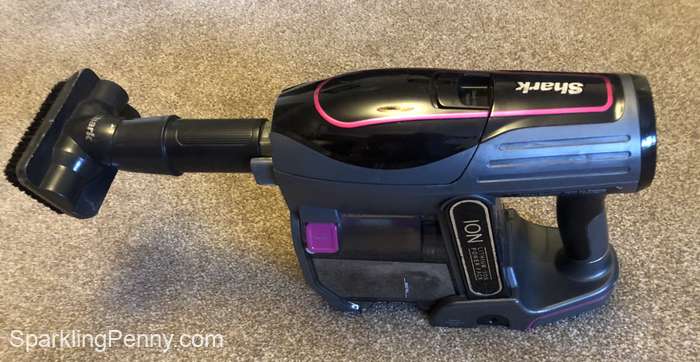 Miele handheld vacuum with small brush attachment