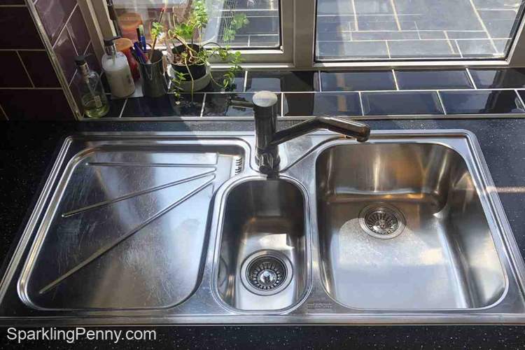 how to make a stainless steel sink look new