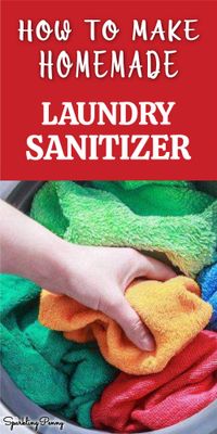 How To Make Homemade Laundry Sanitizer