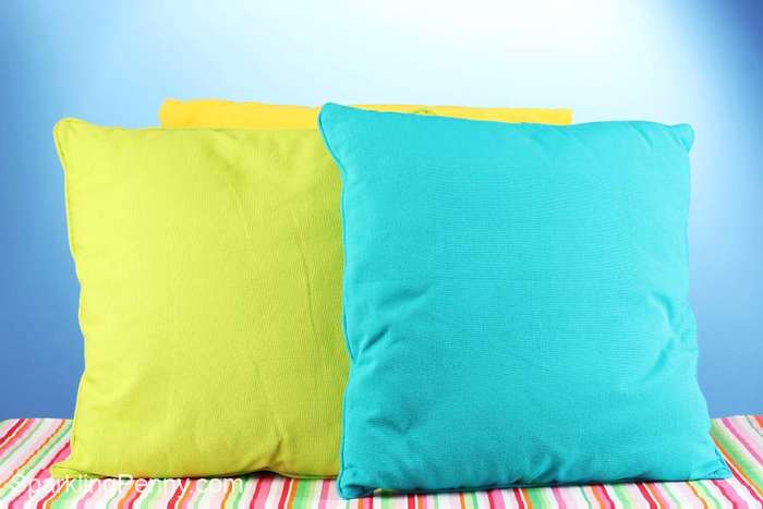 how to hand wash cushions with no zip
