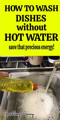How To Wash Dishes Without Hot Water