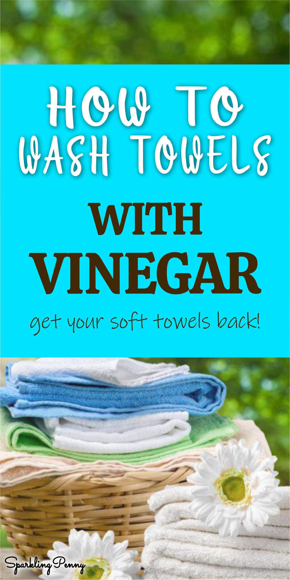 How To Wash Towels With Vinegar (soft & fresh towels again!)