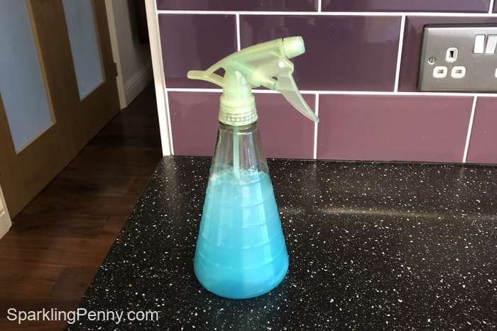 homemade stain remover spray bottle