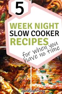 5 Week Night Slow Cooker Recipes For When You Have No Time