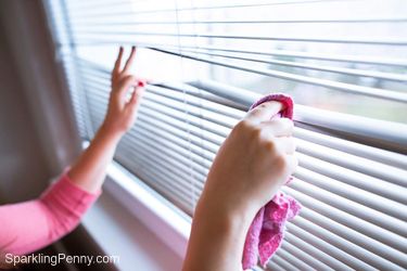 what is the easiest way to clean venetian blinds