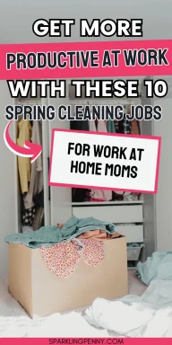 Having a clean and decluttered home and work space can elevate your productivity especially if you work from home. Cleaning is a productivity hack!