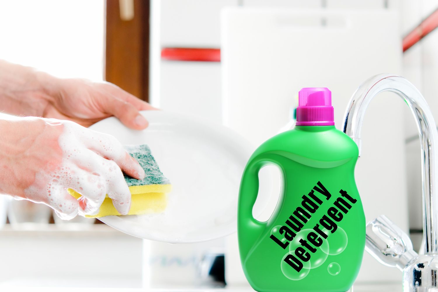 Can I Use Laundry Detergent as Dish Soap?